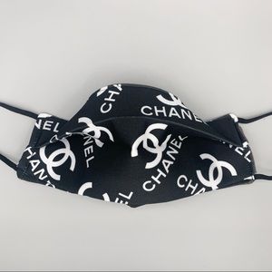 black chanel face masks (adult & kids)